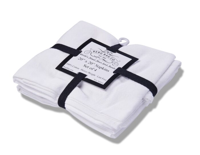20" x 20" Vintage 4-Pack Flour Sack Towels - Image 2
